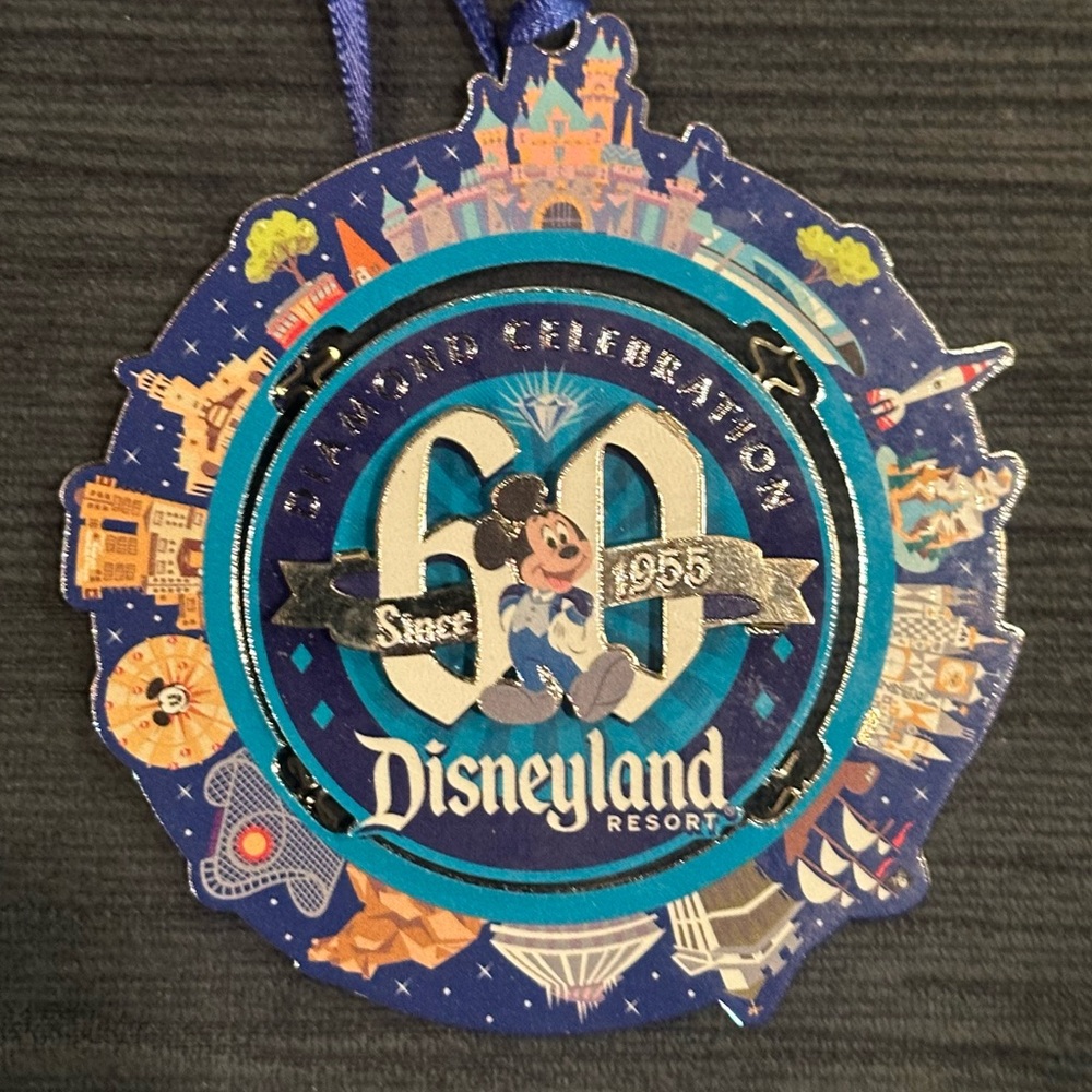 Disney Blue 60th Celebration Ornament